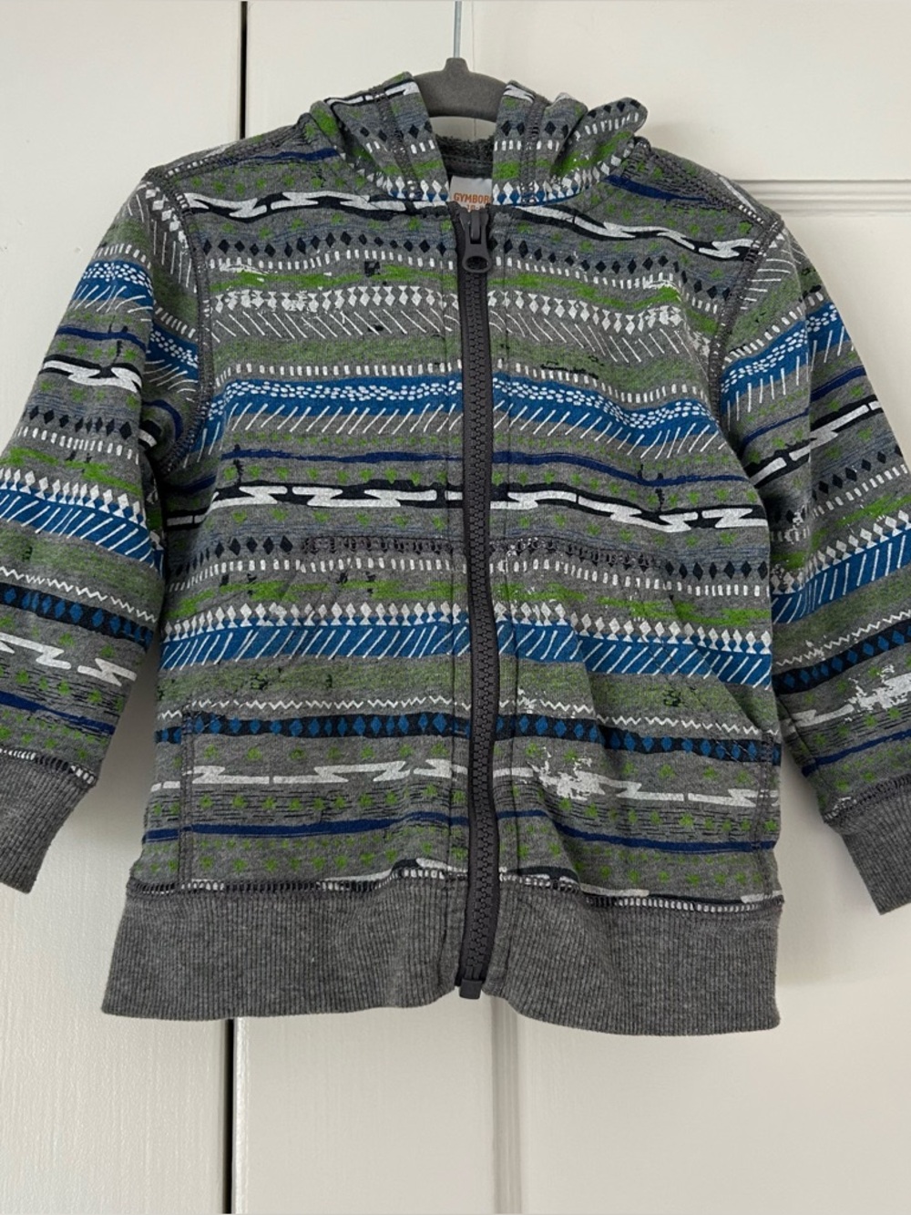 Gymboree Zip-Up Hoodie Sweatshirt Toddler Boy Size 18-24 Months